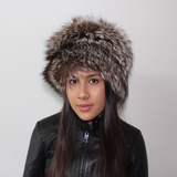 Black Silver fox hat