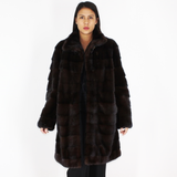 Demi-buff mink coat