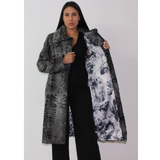 Astrakhan grey coat