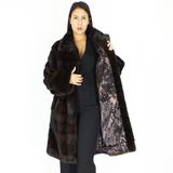 Demi-buff mink coat