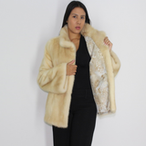 Pearl mink jacket