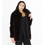 Black mink jacket