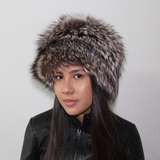 Black Silver fox hat