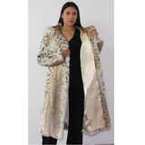 Lynx coat with hood