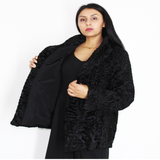 Astrakhan black jacket