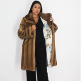 NI-bis Wild glow mink coat