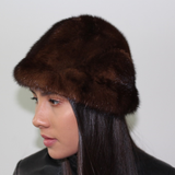 Brown Mink hat