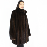 Ranch mink ¾ coat