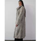 Sapphire mink pat coat