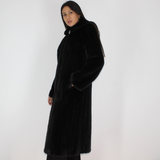 Black mink coat