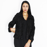 Astrakhan black jacket