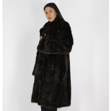 Ranch with white stigmas mink pieces coat