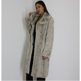 Sapphire mink pat coat