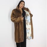 Pastel mink coat