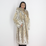 Lynx coat with hood