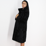 Astrakhan black coat