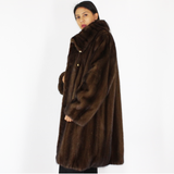 Demi-buff mink coat