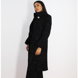 Astrakhan black coat