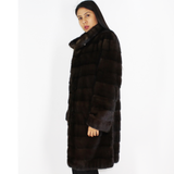 Demi-buff mink coat