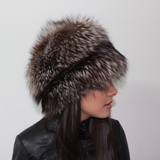 Black Silver fox hat