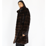 Demi-buff mink coat