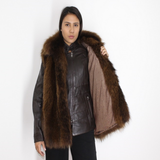 Brown fox vest