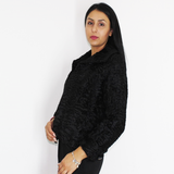 Astrakhan black jacket