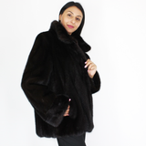 Black mink jacket