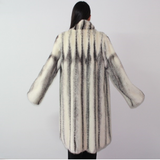 Black-cross mink coat