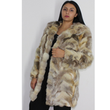 OMIKRON Crystal fox pieces (pat) coat