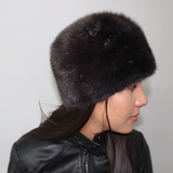  Dark anthracite mink hat