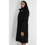 Astrakhan black coat