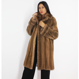 NI-bis Wild glow mink coat