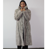 Sapphire mink pat coat