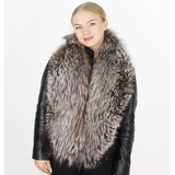 Silver fox stole/scarf