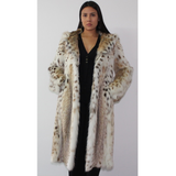 Lynx coat with hood