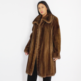 Wild glow mink coat