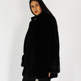 Blackglama ¾ coat with hood