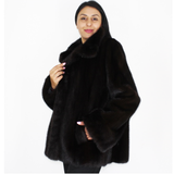 Black mink jacket