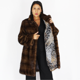 Demi-buff mink coat