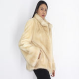 Pearl mink jacket