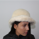 Ivory Nutria hat