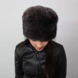  Dark anthracite mink hat