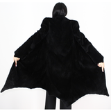 Black colored shaved nutria coat