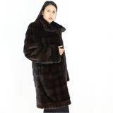 Demi-buff mink coat