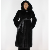 Black mink coat