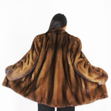 Demi-buff mink jacket