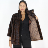 Demi-buff mink jacket