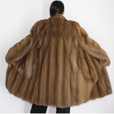 Pastel mink coat