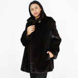 Black mink jacket